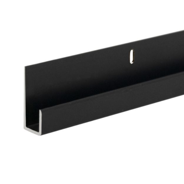 Picture of J‐Channel Moulding Shallow 144" ‐ Matte Black
